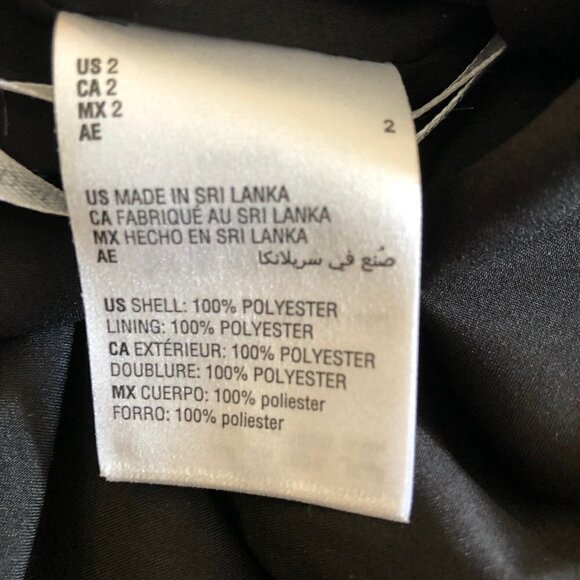 Bar III Black Polka Dot Wrap Dress with Modesty Hook & Eye Closure - Picture 10 of 13